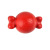 Cross-Border Dog Bite Molar Toy TPR Red Series Relieving Stuffy Funny Dog Ball Throwing Training Pet Toy