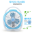 Renjie Genuine Portable Desktop Electric Fan Mute Large Wind Power Home Office Dormitory Plug-in T10 Little Fan 15