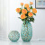 Light Luxury Nordic Creative Simple round Glass Vase Model Room Table Decorative Ornaments Aquatic Flower Arrangement Flower Bottle