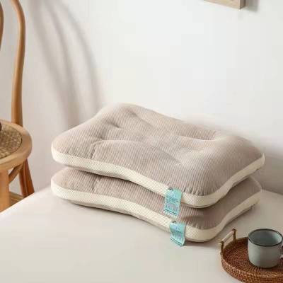 Zhiying Cotton Feather Cotton Low Loft Pillow Corn Velvet Parent-Child Combination Breathable Pillow 