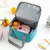 Cationic Lunch Box Aluminum Foil Insulation Bag Frosted Rectangular Lunch Box Insulation Bag Printable Customizable