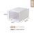 X102-4835 Drawer Storage Box Wardrobe Clothes Storage Box Storage Cabinet Artifact Transparent Organizing Storage Box