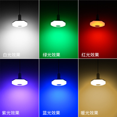 SOURCE Supply Bluetooth Smart Bulb Amazon Alexa Remote Control Music Bulb E27 Screw Cross-Border New Arrival