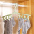 8 Clips Windproof Buckle Multifunctional Hanger Plastic Clothes Drying Rack Socks Underwear Clothes Rack Clothes Hanging