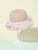Straw Hat Woven Lace Pearl Hat for Women Summer Thin Beach Seaside Ruffled Bucket Hat Sun-Proof Cool