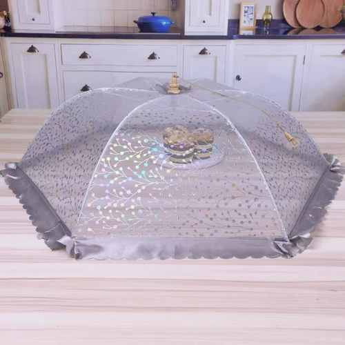 summer new table cover vegetable food dust-proof rice cover insect-proof cover meal cover lace foldable washable vegetable cover