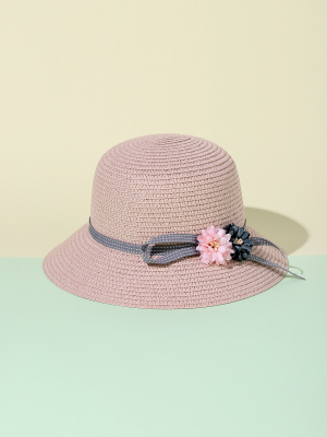 Straw Hat Female Sun Protection Sunshade Big Brim Sun Hat Holiday Korean Style All-Match Casual Hat Female Beach Hat Fashion Tide Hat