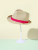 Children's Summer Hat Summer Sun-Proof Japanese Style Big Brim Leather Strap Straw Hat Girls' Beach Paper String Casual Flat Hat
