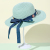 Korean Summer Sweet Little Daisy Rivet Small Flat Straw Hat Vacation Beach Belt Buckle Sun Hat Female Korean Fashion