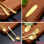 European 304 Stainless Steel Spoon Creative Gold-Plated Coffee Dessert Cake Ice Cream Fruit Spoon Butter Knife