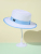 Hat Female Summer Outdoor Beach Hat Seaside Sun-Proof Sun Straw Hat Flat Top British Fresh M Top Hat