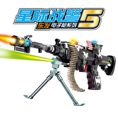 Kids Children's Voice Gun Boy Military Model Acousto-Optic Gun Factory Direct Sales Electric Toy Gun