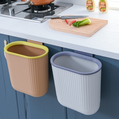 B09-2104 Wall-Mounted Trash Can Nordic Minimalist Style Storage Bucket Kitchen Cabinet Door Kitchen Waste Trash Can