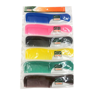 Large-Type with Handle Plastic Comb Color Practical Comb Foreign Trade Cross-Border