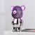 New Creative Mini Multi-Colorful Bear Fan Student Easy to Carry USB Violent Bear Fan Gift