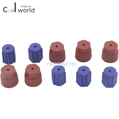 10Pcs R134a 13mm Low Side 16mm High Side A/C Cap R134a Cap Air Conditioning Service Charging Port Caps R134a AC System