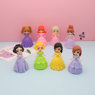 Cartoon Princess Play House Toys Dress up Gifts Capsule Toy Party