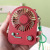 2022 Game Console Fan Keychain USB Charging Pocket Fan Small Pendant Music Machine Night Light Fan