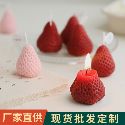 Soy Wax Aromatherapy Strawberry Candle Wholesale
