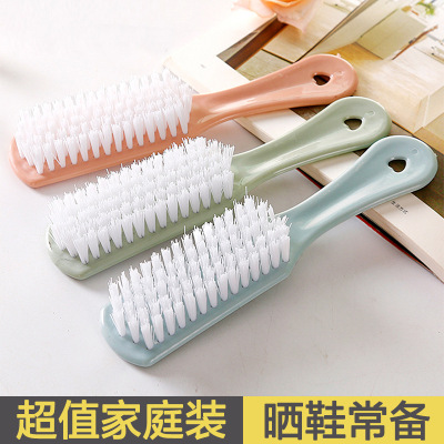 Multifunctional Shoe Brush Shoe Brush Strong Shoe Polishing Clean Soft Bristle Plastic Brush Brush Laundry Soft Shoe Brush Artifact