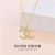 Classic Style Sterling Silver Necklace for Women 2022 New Niche Design Summer Clavicle Chain Non-Fading Double C Pendant