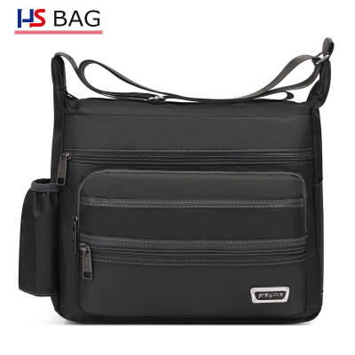 New Men's Shoulder Bag Business Fashionable Guy Travel Multi-Purpose Large-Capacity Crossbody Bag Men's Outdoor Leisure Single-Shoulder Backpack