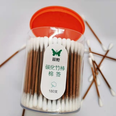 Suncha Bamboo Stick Cotton Swab Double-Headed Household Multi-Functional Cosmetic Cotton Swab Disposable Cotton Swabs