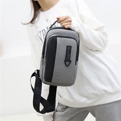 Oxford Cloth Chest Bag Men's and Women's Large Capacity Letter Fashion Casual Exercise Outdoor One Shoulder Crossbody Bag