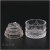 Vintage Embossed Crystal Glass Coffee Sugar Bowl Household Cosmetic Cotton Swab Jewelry Box with Lid Storage Storage Jar