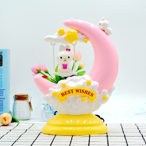bunny cartoon small night lamp home bedroom bedside lamp baby feeding light valentine‘s day