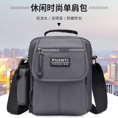 New Casual Men's Shoulder Bag Messenger Bag Large Capacity Business Briefcase Backpack Trendy Fashion Wholesale
