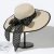 Straw Hat Women's Beach Hat Seaside Sunhat Korean Style Trendy Sun Hat Fresh Bow Summer British Style Top Hat