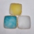 Manicure Palette Painted Resin Crystal Agate Stone Golden Edge Crack Decoration Display Version Marble Palette