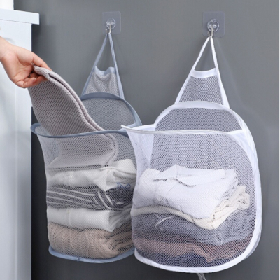 Folding Wall-Mounted Laundry Basket Bathroom Dirty Clothes Basket Wall-Mounted Bathroom Clothes Dirty Clothes Storage Fantastic Hanging