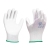 Dengsheng White Nylon Pu618 Gloves Thin Coated Palm Labor and Labor Protection Comfortable Work Site Elastic with Glue