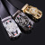 Kuaishou, Douyin Anchor Recommended Square Good Luck Comes Automatic Buckle Belt Shoes and Clothing Gift Belt Spot Sales