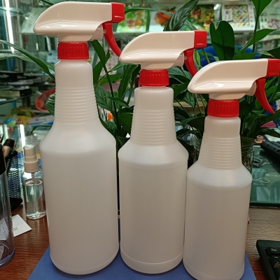 Wholesale 500ml1000ml Translucent Plastic Spray Bottle 1L Large Capacity Alcohol Sprinkling Can Disinfection Water Bottle