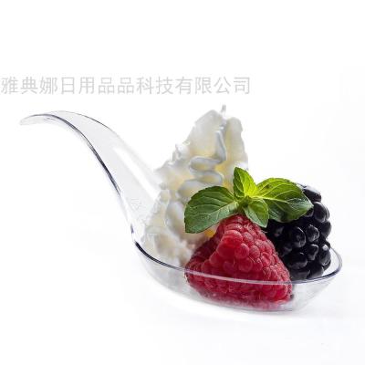 Disposable Plastic PS Spoon Bento Fast Food Bar Spoon Simple