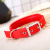 High-End Pet Supplies Alloy Belt Buckle Comfortable Collar Pet Dog Bandana Soft Leather PET Foam Dog Collar