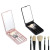 New Creative Led Storage Box Makeup Brush Mirror Set Foldable and Portable Rotating Mirror with Light in Stock Wholesale