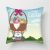 Household Supplies Easter Pillow Cover Cartoon Rabbit Egg Printing Super Soft Amazon Hot