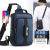 New Multi-Functional Men's Chest Bag Fashion Casual Shoulder Messenger Bag Outdoor Travel Pouch