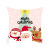 2021 Christmas New Pillow Cover Santa Claus Elk Snowflake Series Living Decorative Sofa Cushion Cover Wholesale