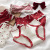 Sweet Lolita Red Panties Women's Cute Sweet Girl Briefs Cotton Crotch Women's Mid-Waist Panties