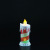 Red LED Electronic Stripe Simulation Teardrop Candle Christmas Candle