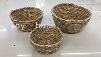 Woven Straw and Rattan Woven Green Dill Plant Flower Wicker Idyllic Decoration