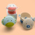 Cartoon Snack Catcher Set Baby Food Bowl Sucker Bottom Baby Dedicated Bowl Tableware Outdoor Bowl Set