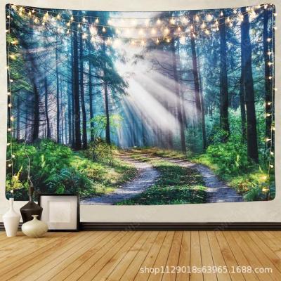 Tapestry Amazon One Piece Dropshipping Hanging Cloth Natural Landscape Tapestry Dormitory Background Fabric Ins Wall Hanging/Tapestry