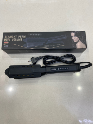 Four-Stop Temperature Control Straight Hair Steam Splint Hair Curler and Straightener Dual-Use Hair Curler Hot Bangs Curly Hair Straightener
