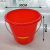 Plastic bucket portable bucket with cover Red bucket